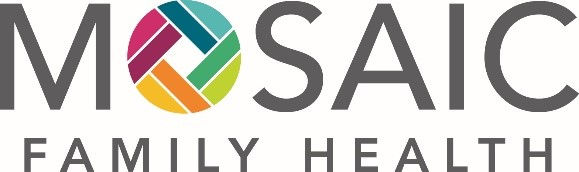 Logo of a health organization featuring a colorful circular design and the text "SAY Family Health" in modern typography, representing a focus on community health and wellness.